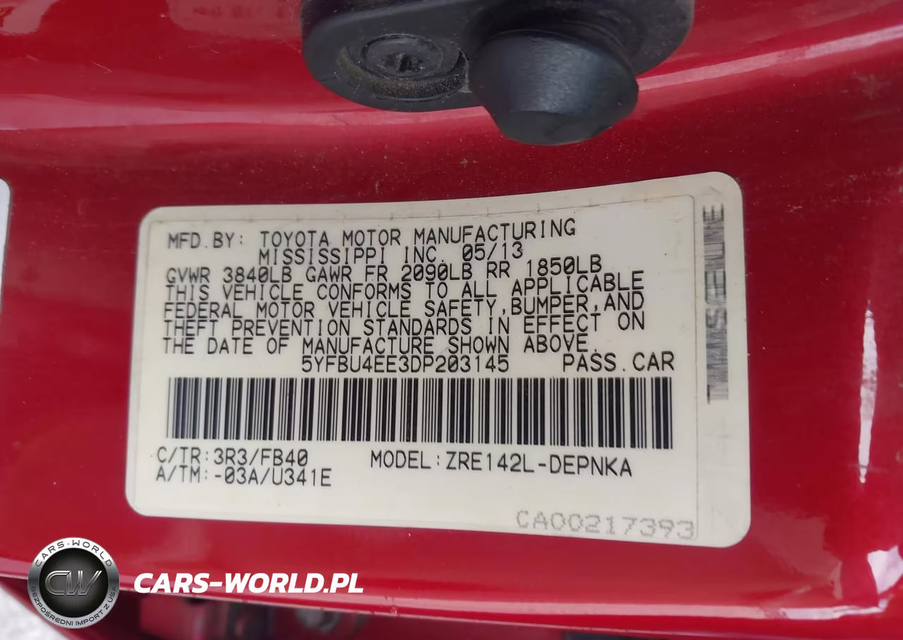 2013 Toyota Corolla Le VIN:5YFBU4EE3DP203145 - 9