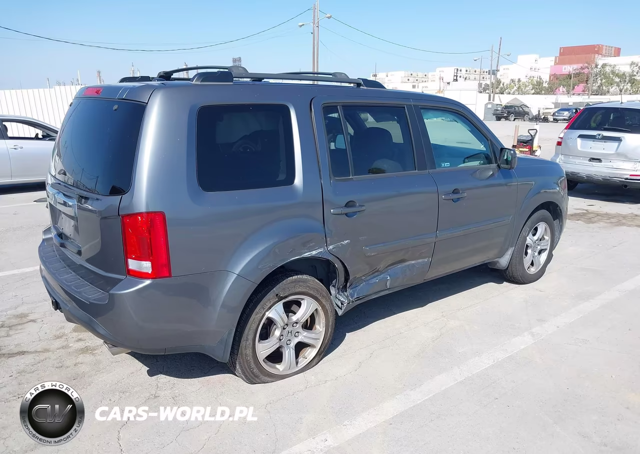 2012 Honda Pilot Ex-L VIN:5FNYF3H5XCB022399 - 4