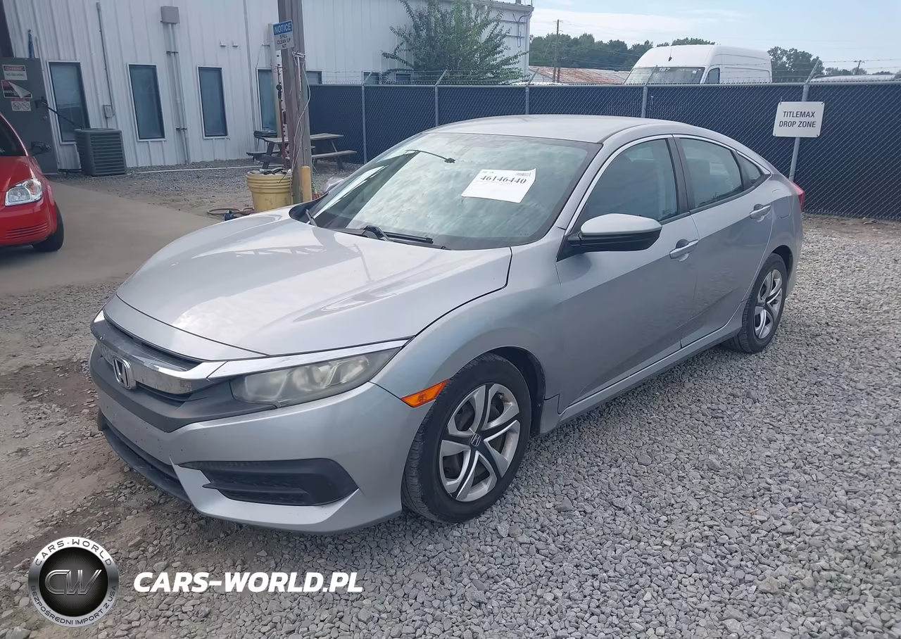 2017 Honda Civic Lx VIN:19XFC2F51HE077320 - 2