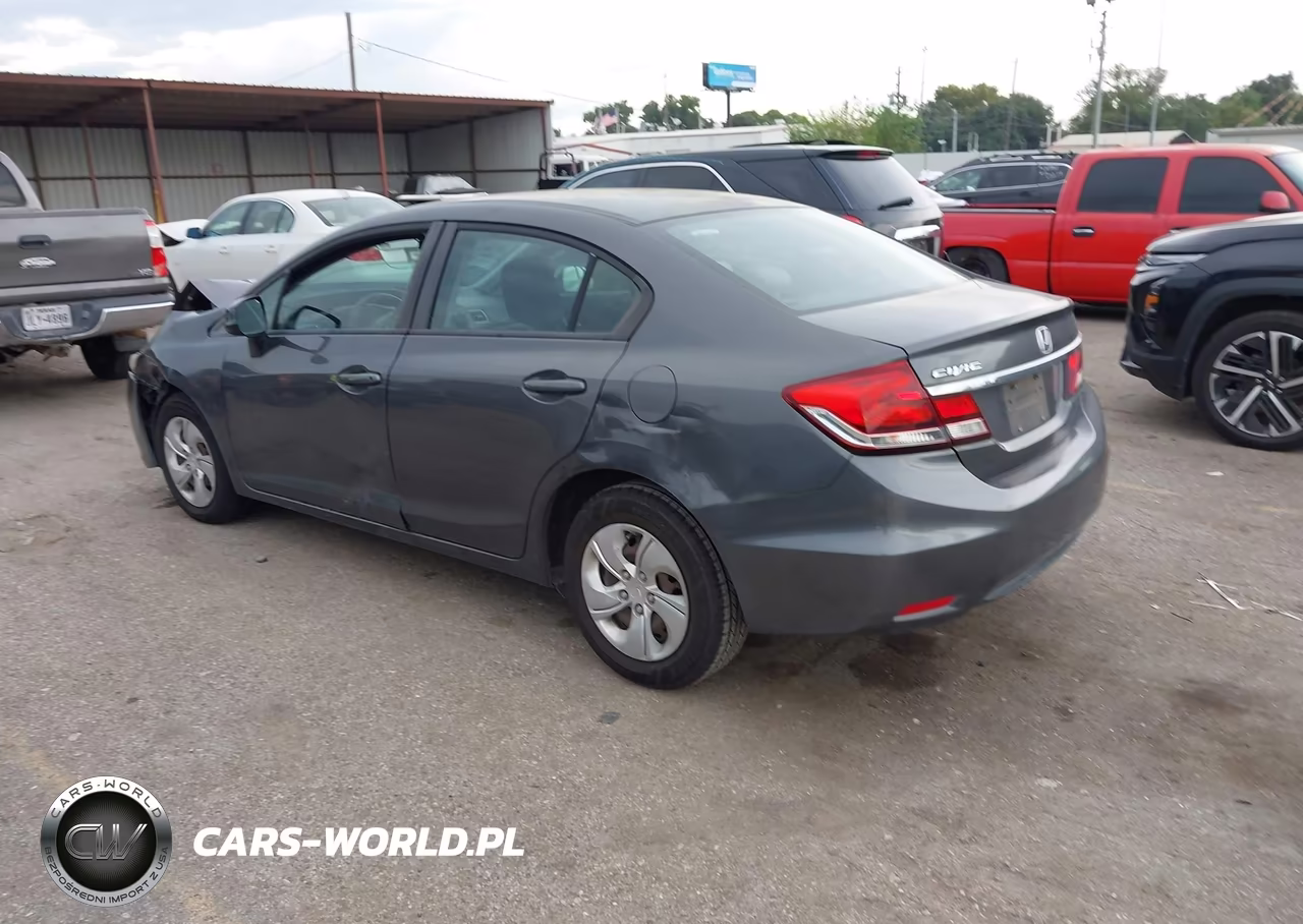 2013 Honda Civic Lx VIN:2HGFB2F51DH560146 - 3