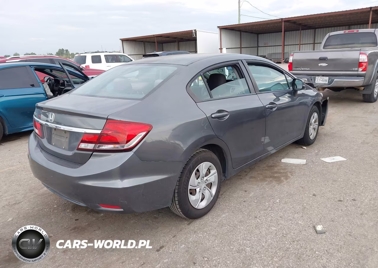 2013 Honda Civic Lx VIN:2HGFB2F51DH560146 - 4