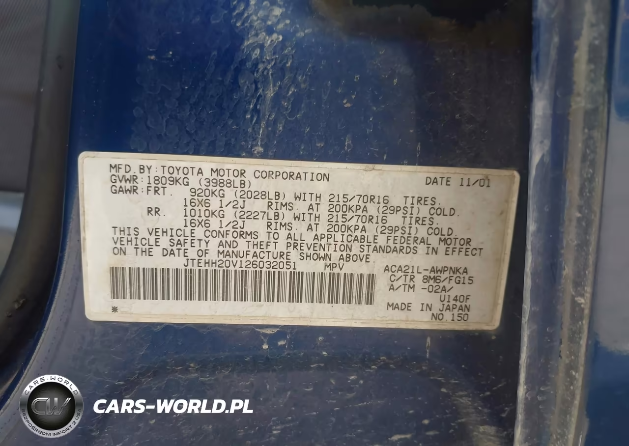 2002 Toyota Rav4 VIN:JTEHH20V126032051 - 9