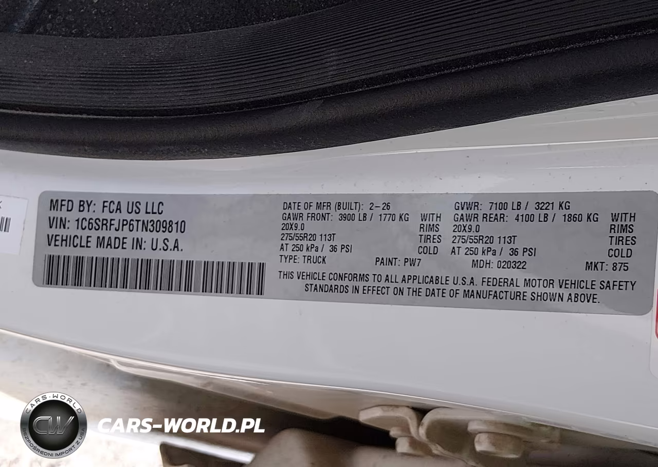 2026 Ram 1500 Laramie VIN:1C6SRFJP6TN309810 - 9