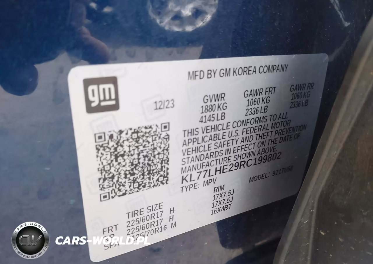 2024 Chevrolet Trax Fwd Lt VIN:KL77LHE29RC199802 - 9