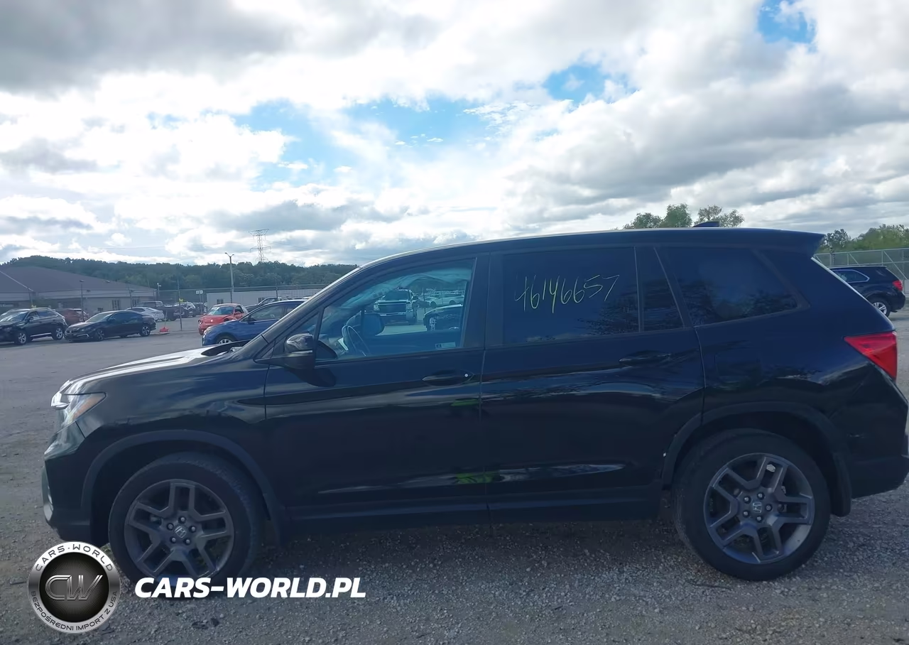 2022 Honda Passport Awd Ex-L VIN:5FNYF8H53NB009526 - 14