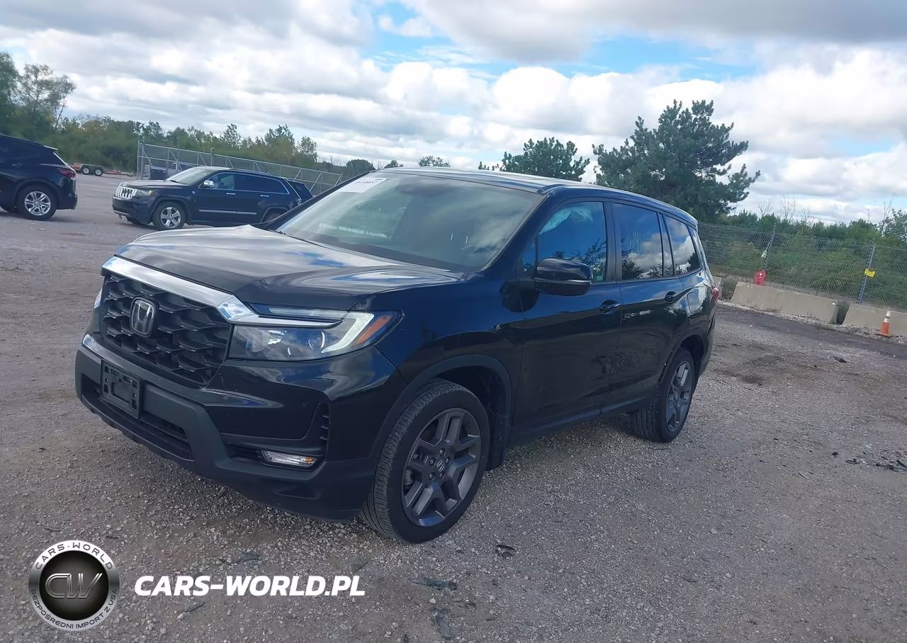 2022 Honda Passport Awd Ex-L VIN:5FNYF8H53NB009526 - 2