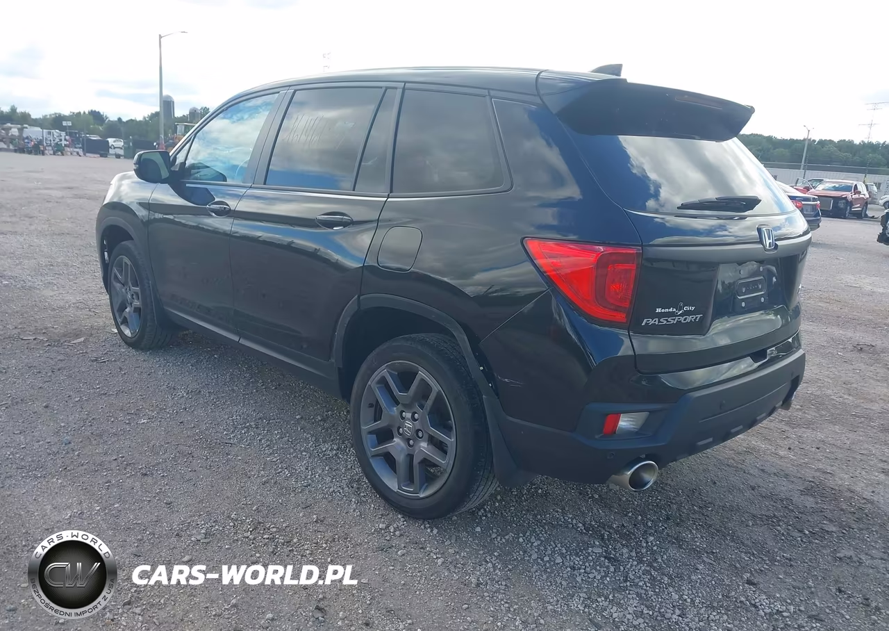 2022 Honda Passport Awd Ex-L VIN:5FNYF8H53NB009526 - 3