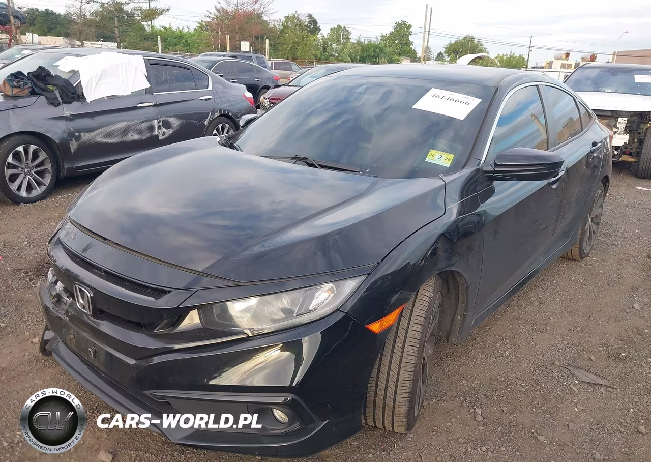 2019 Honda Civic Sport VIN:2HGFC2F85KH533326 - 2
