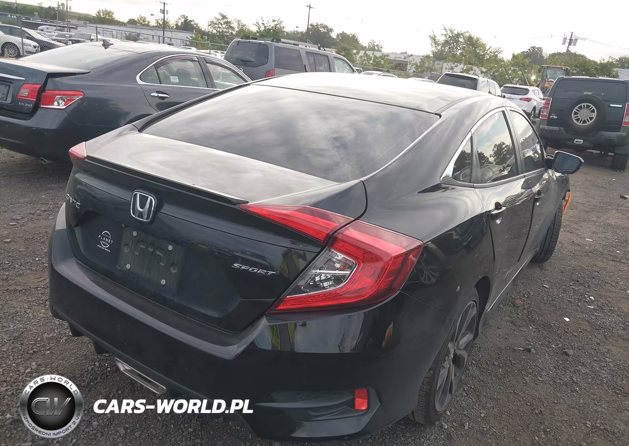 2019 Honda Civic Sport VIN:2HGFC2F85KH533326 - 4