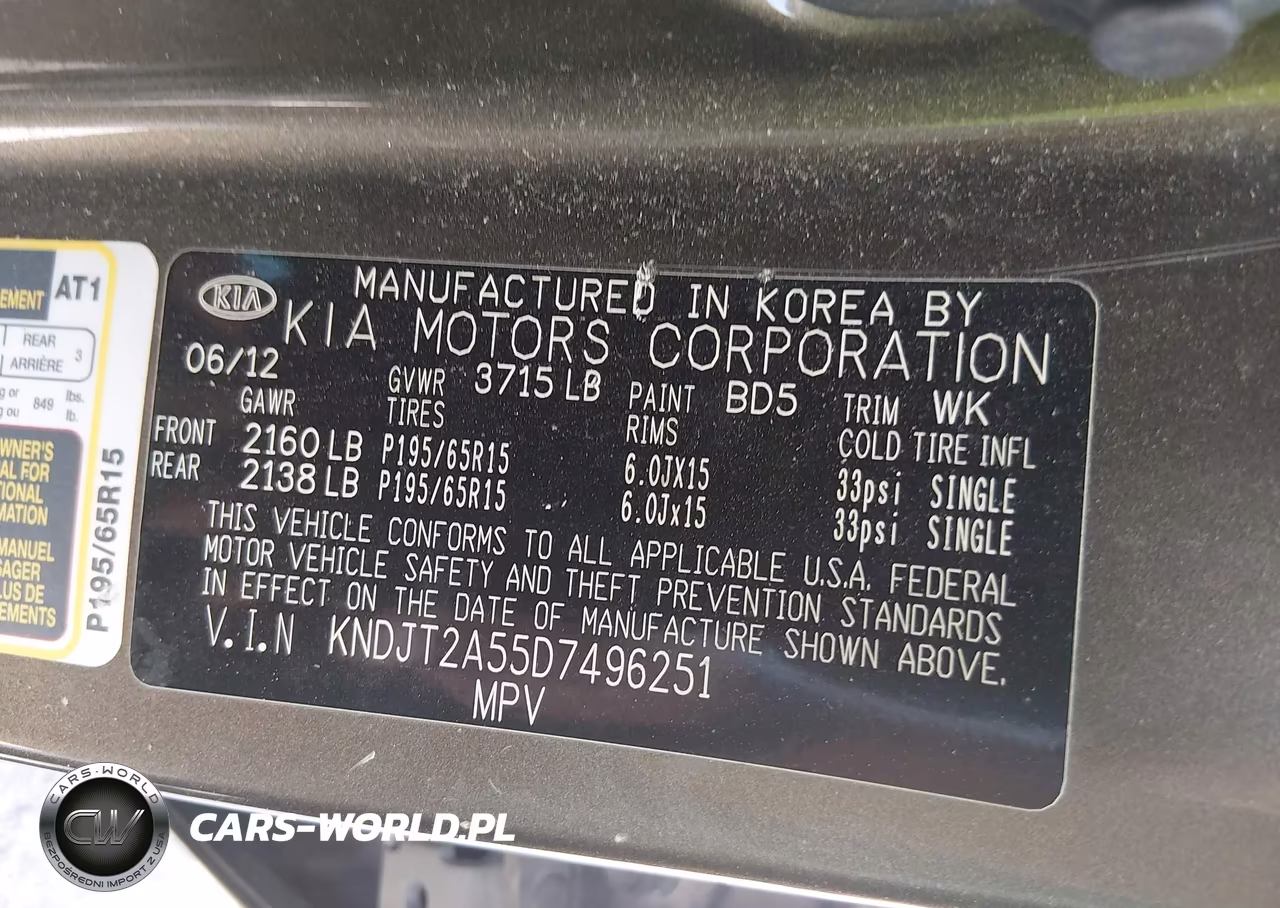 2013 Kia Soul VIN:KNDJT2A55D7496251 - 9