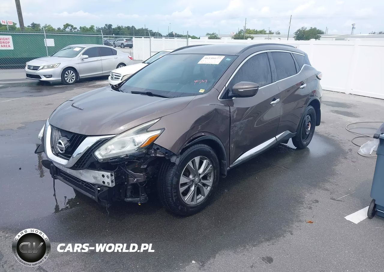 2015 Nissan Murano Sv VIN:5N1AZ2MH2FN214968 - 2