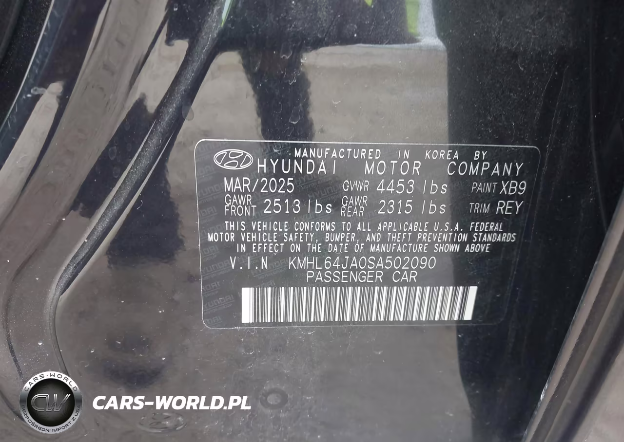 2025 Hyundai Sonata Sel VIN:KMHL64JA0SA502090 - 9