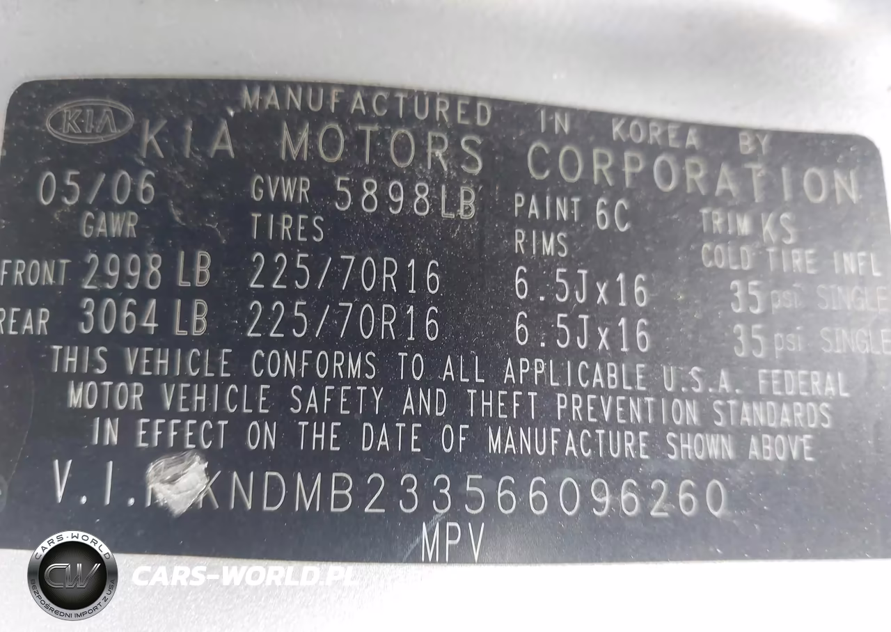2006 Kia Sedona Ex-Lx VIN:KNDMB233566096260 - 9