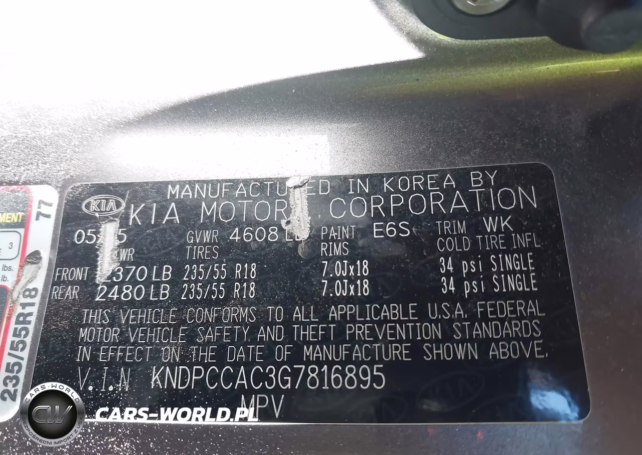 2016 Kia Sportage Ex VIN:KNDPCCAC3G7816895 - 9