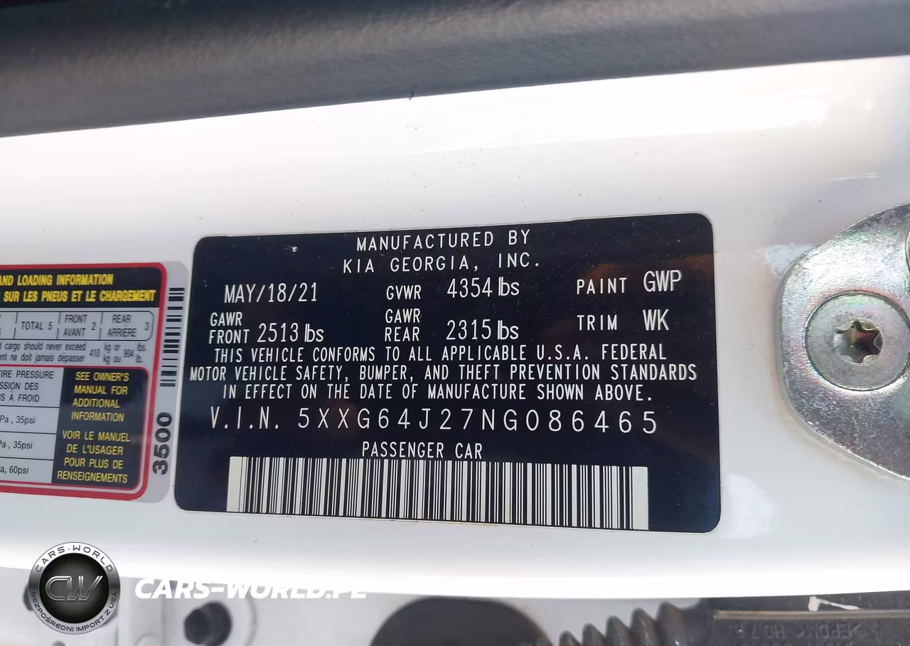 2022 Kia K5 Gt-Line VIN:5XXG64J27NG086465 - 9