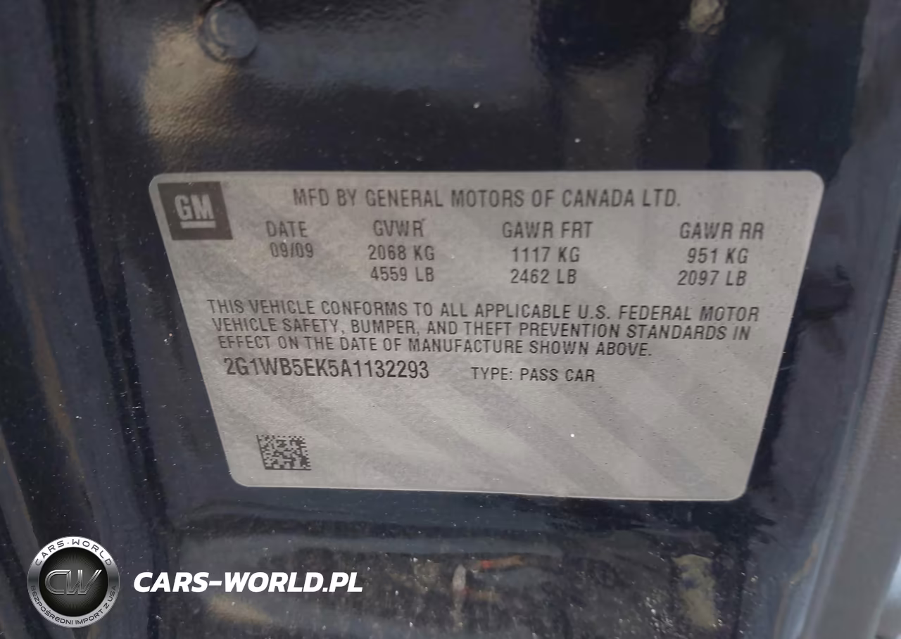 2010 Chevrolet Impala Lt VIN:2G1WB5EK5A1132293 - 9