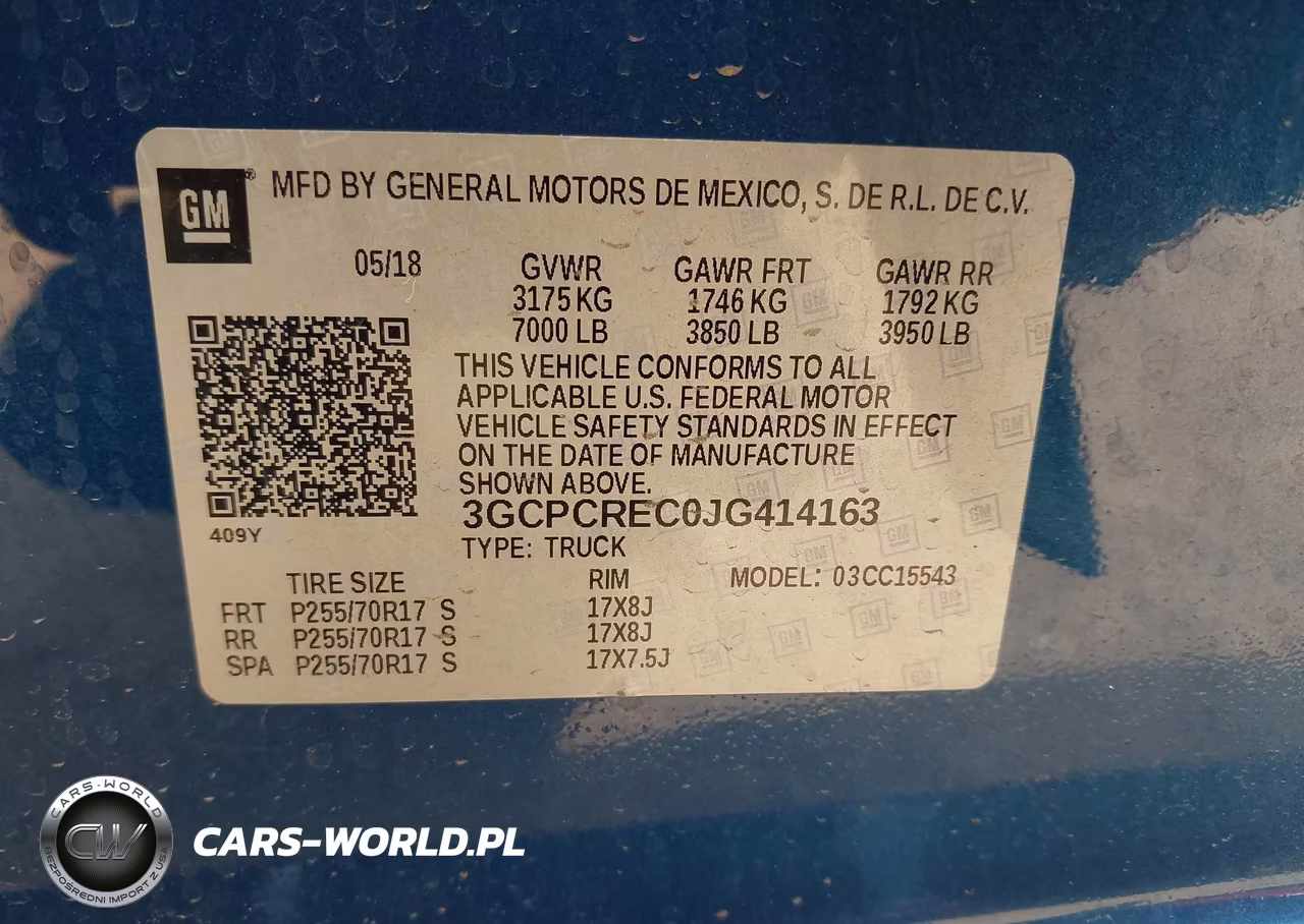 2018 Chevrolet Silverado 1500 1Lt VIN:3GCPCREC0JG414163 - 9