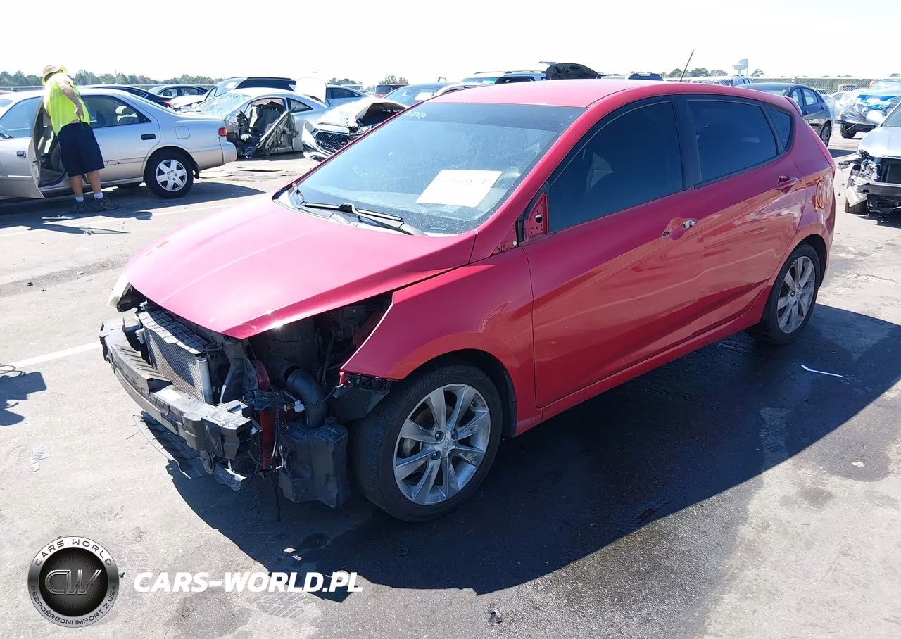 2012 Hyundai Accent Se VIN:KMHCU5AE7CU015094 - 2