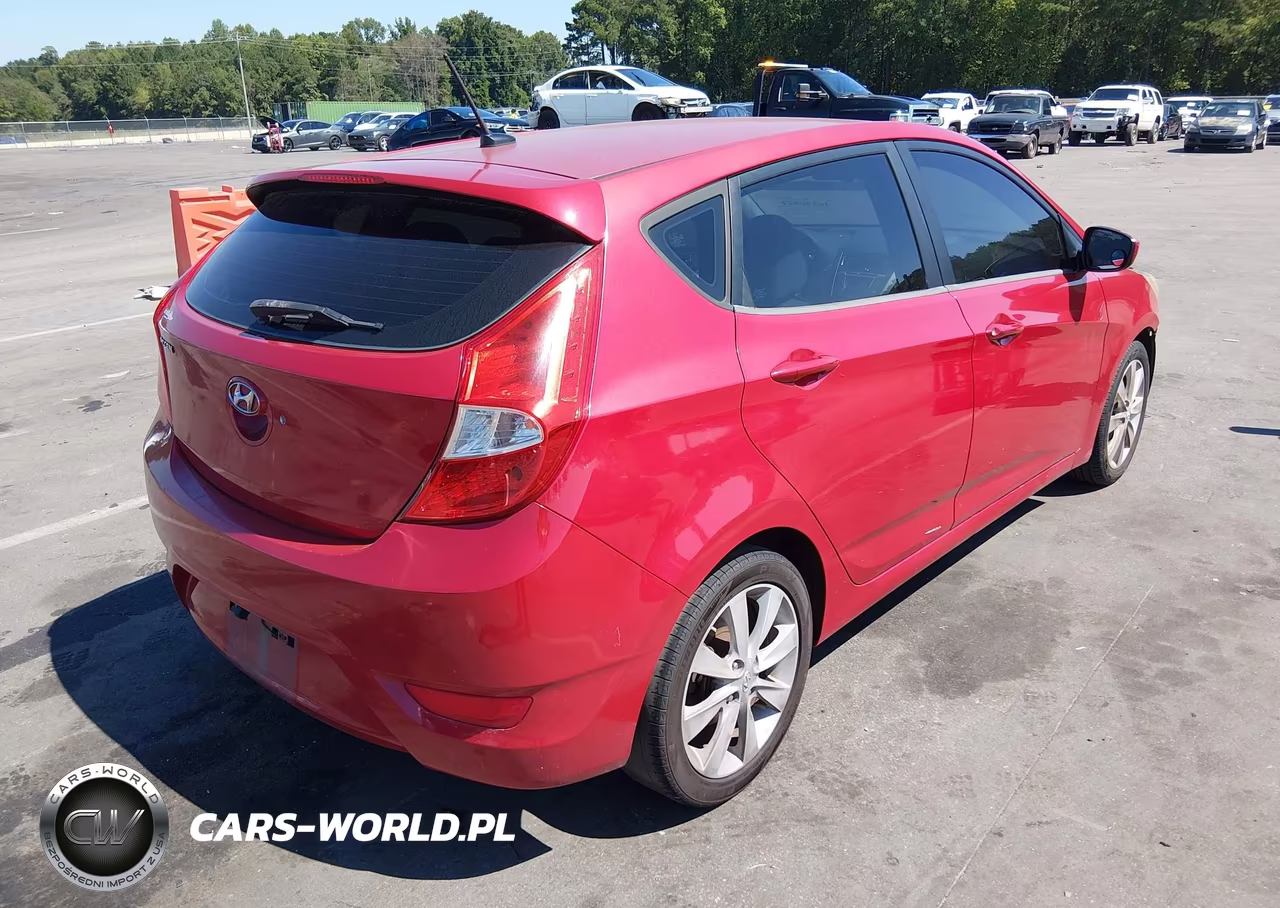 2012 Hyundai Accent Se VIN:KMHCU5AE7CU015094 - 4