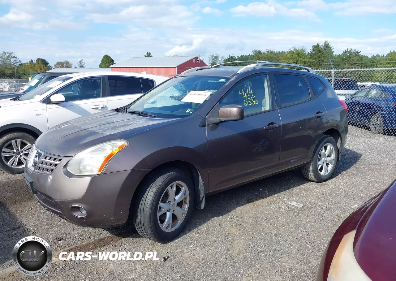 2008 Nissan Rogue Sl VIN:JN8AS58V18W122343 - 2