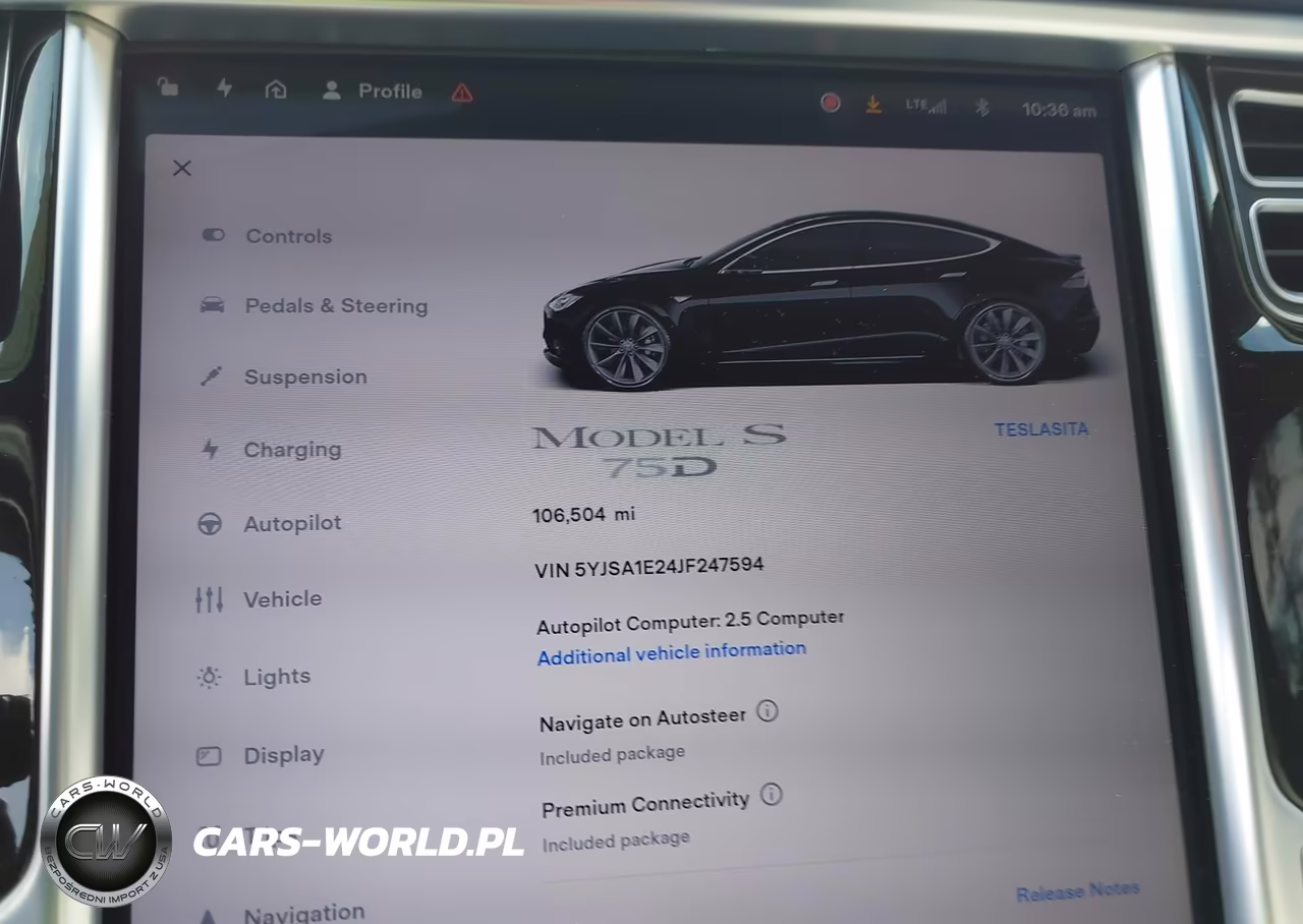 2018 Tesla Model S 100D-75D-P100D VIN:5YJSA1E24JF247594 - 7