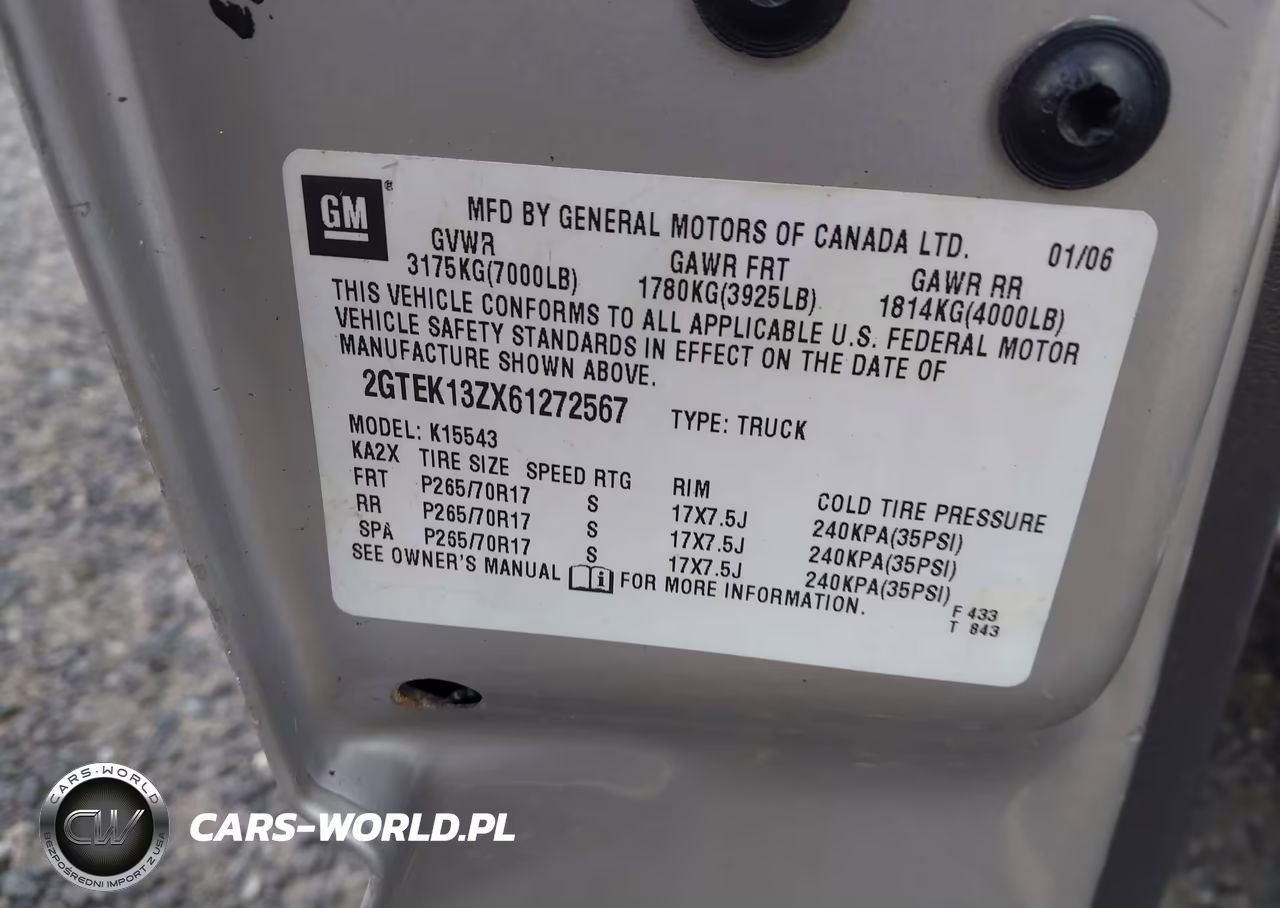 2006 GMC Sierra 1500 Sle2 VIN:2GTEK13ZX61272567 - 9