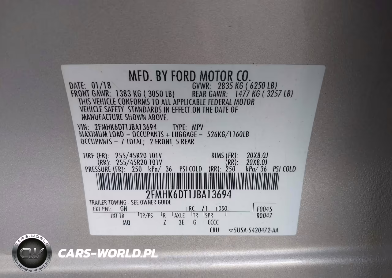 2018 Ford Flex Limited VIN:2FMHK6DT1JBA13694 - 9