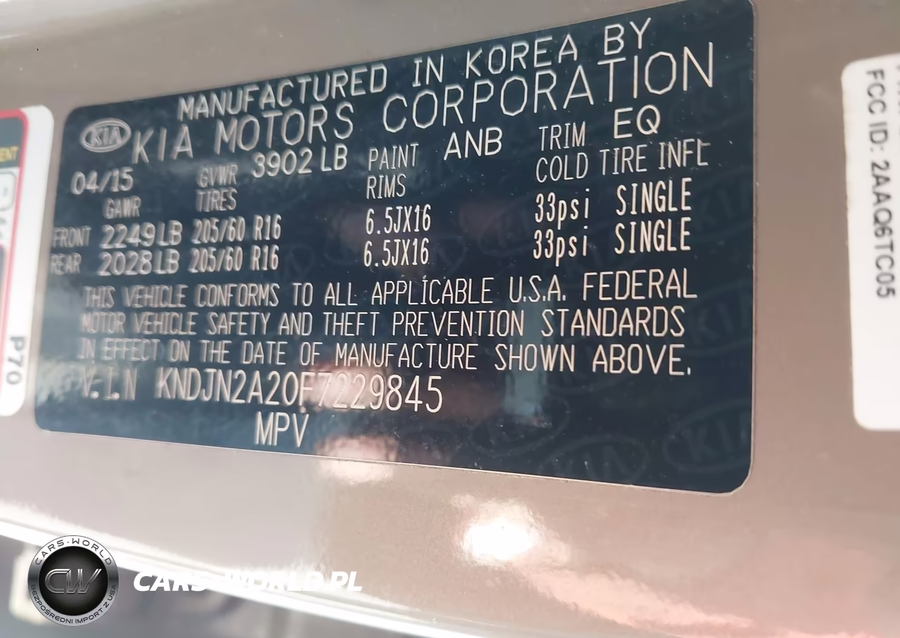 2015 Kia Soul VIN:KNDJN2A20F7229845 - 9