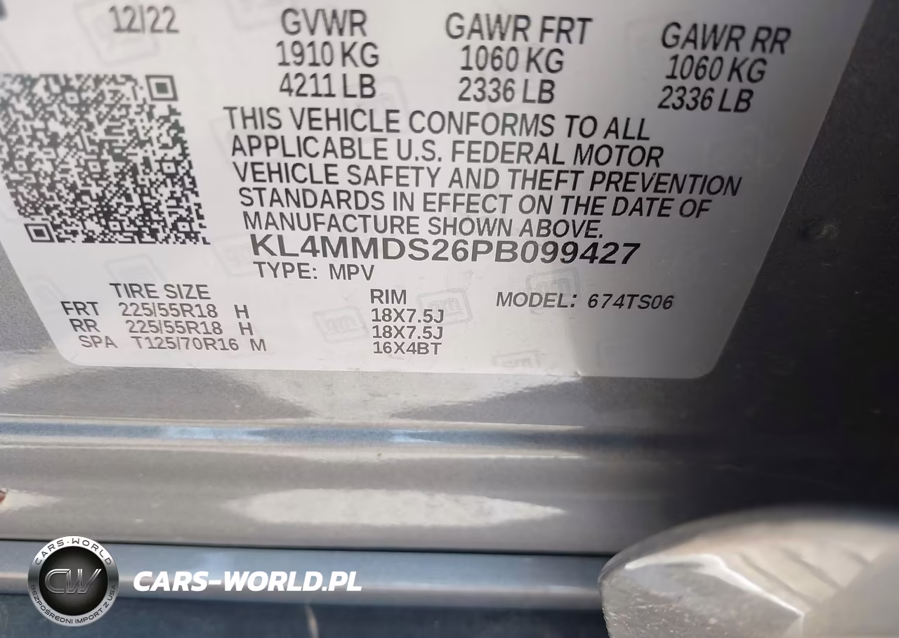2023 Buick Encore Gx Select Fwd VIN:KL4MMDS26PB099427 - 9