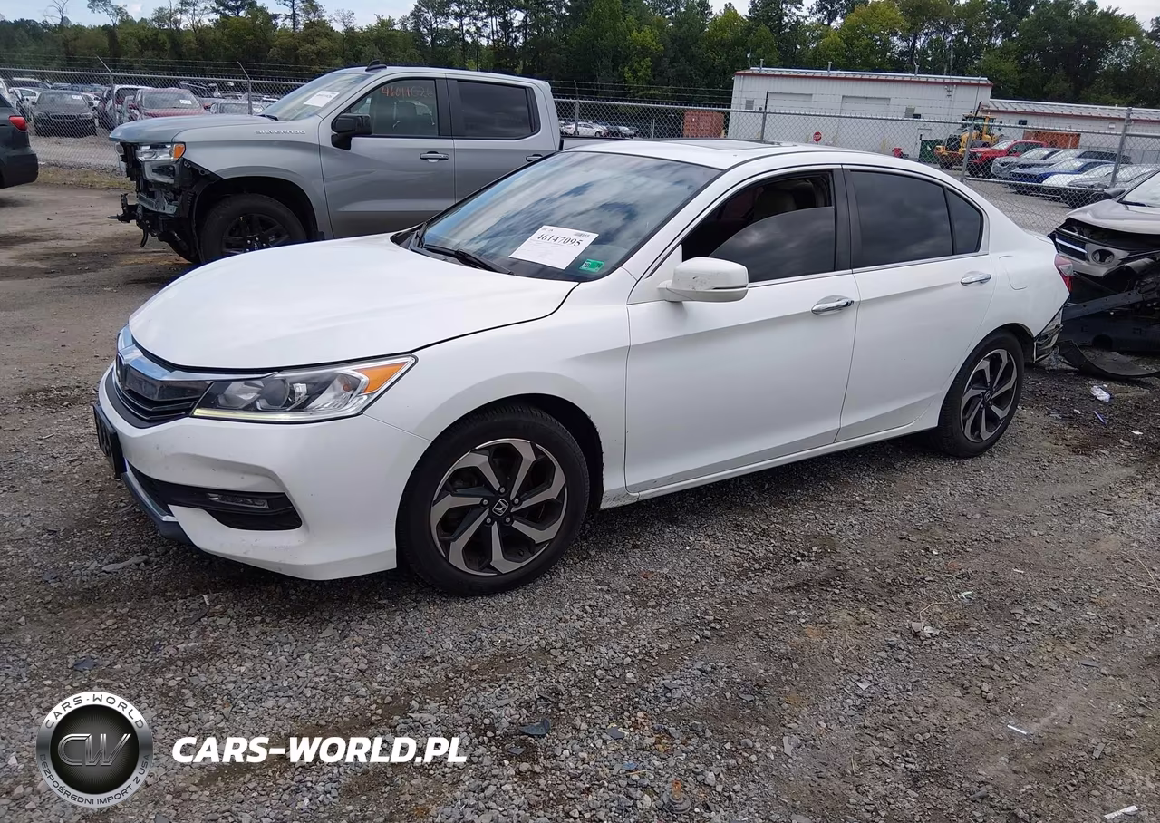 2016 Honda Accord Ex-L VIN:1HGCR2F86GA017077 - 2