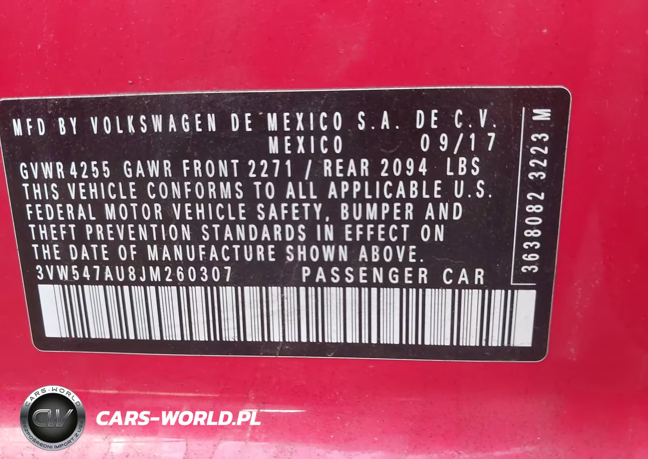 2018 Volkswagen Golf Gti 2.0T Autobahn-2.0T S-2.0T Se VIN:3VW547AU8JM260307 - 9