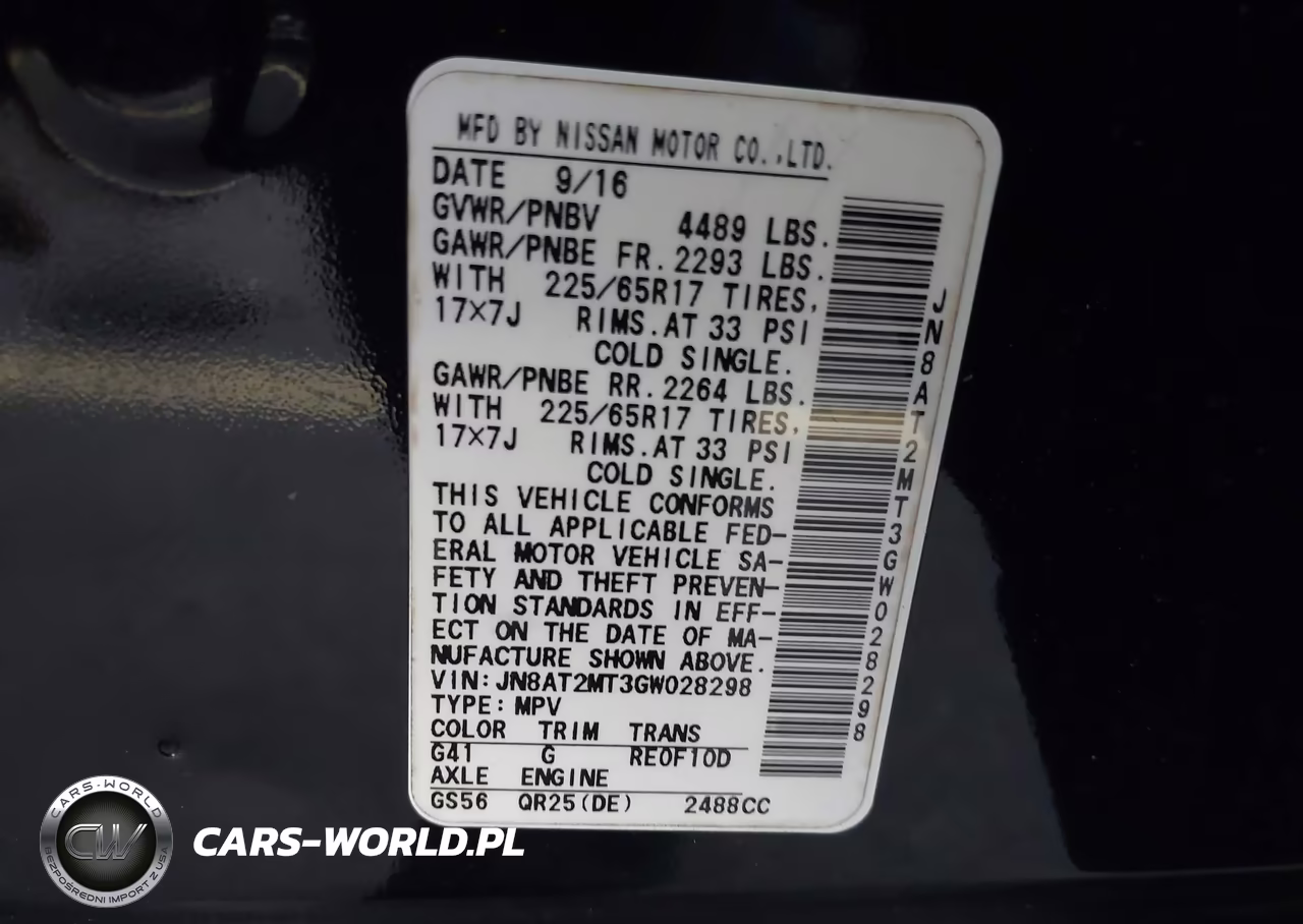 2016 Nissan Rogue S VIN:JN8AT2MT3GW028298 - 9