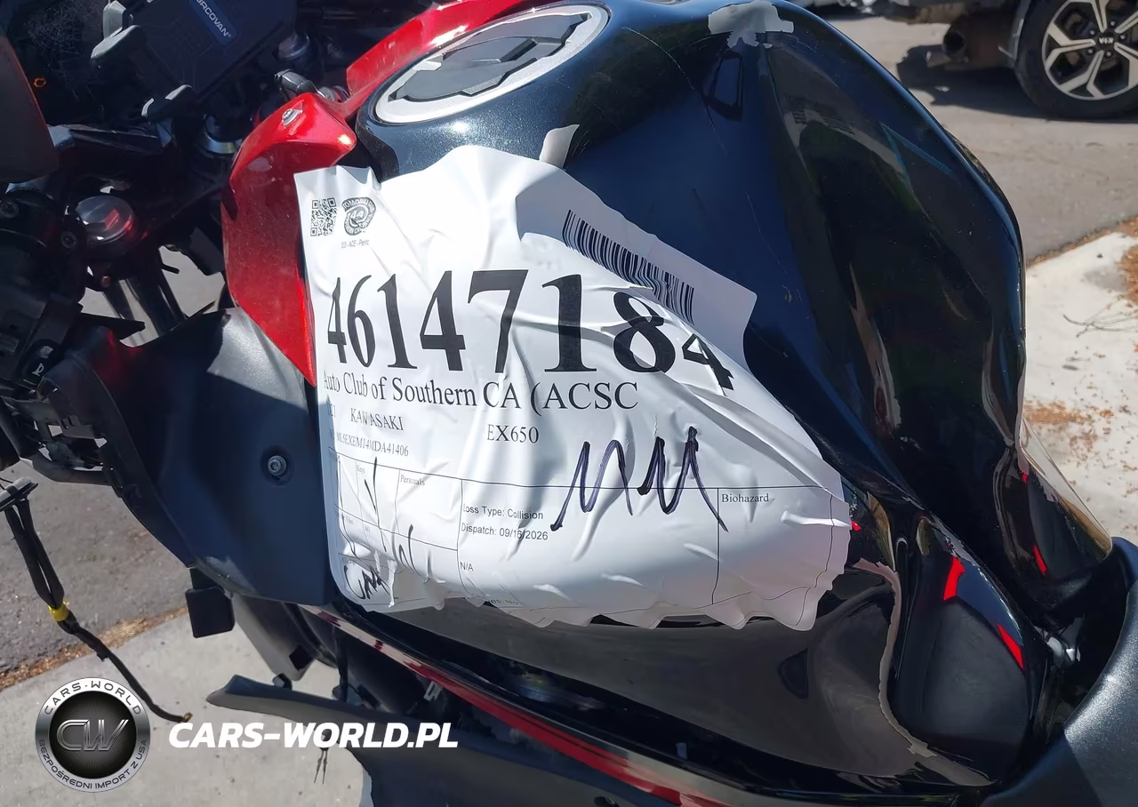 2021 Kawasaki Ex650 M VIN:ML5EXEM14MDA41406 - 14