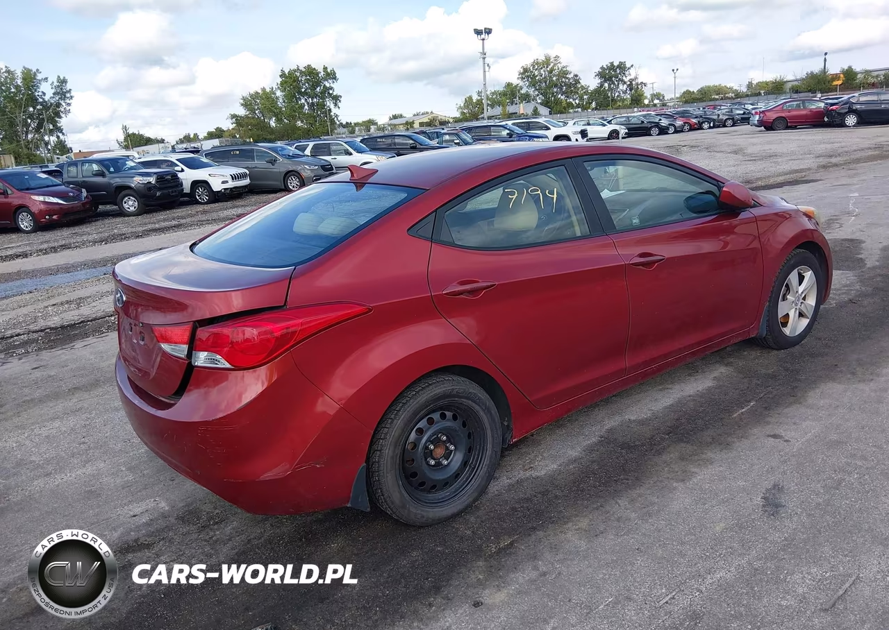 2012 Hyundai Elantra Gls (Ulsan Plant) VIN:KMHDH4AE7CU387456 - 4