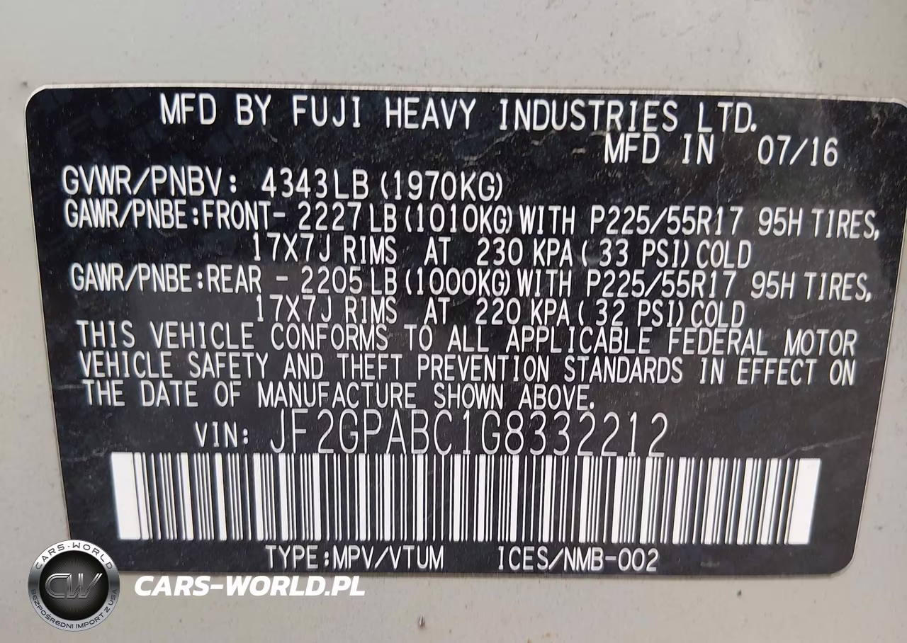2016 Subaru Crosstrek 2.0I Premium VIN:JF2GPABC1G8332212 - 9