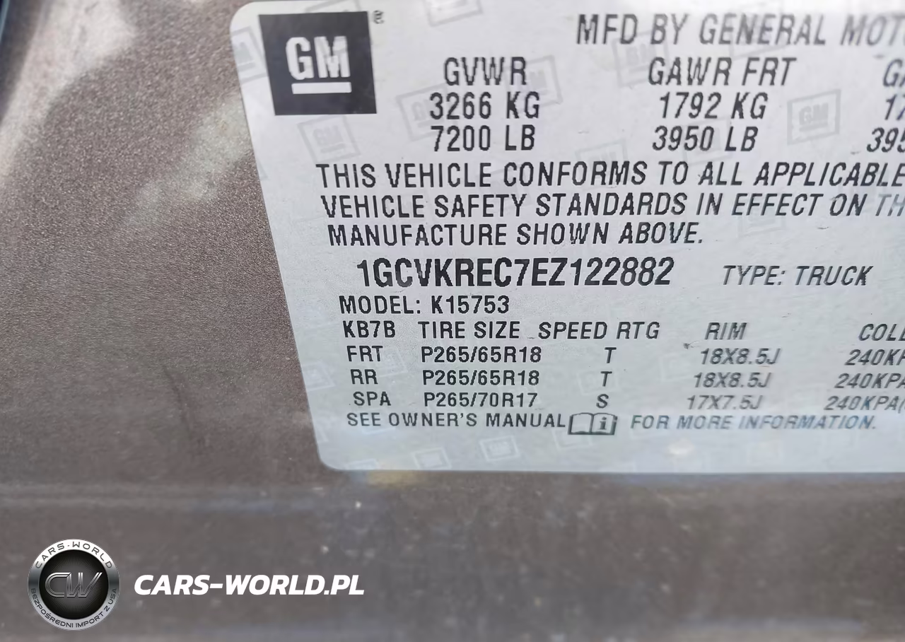 2014 Chevrolet Silverado 1500 1Lt VIN:1GCVKREC7EZ122882 - 9