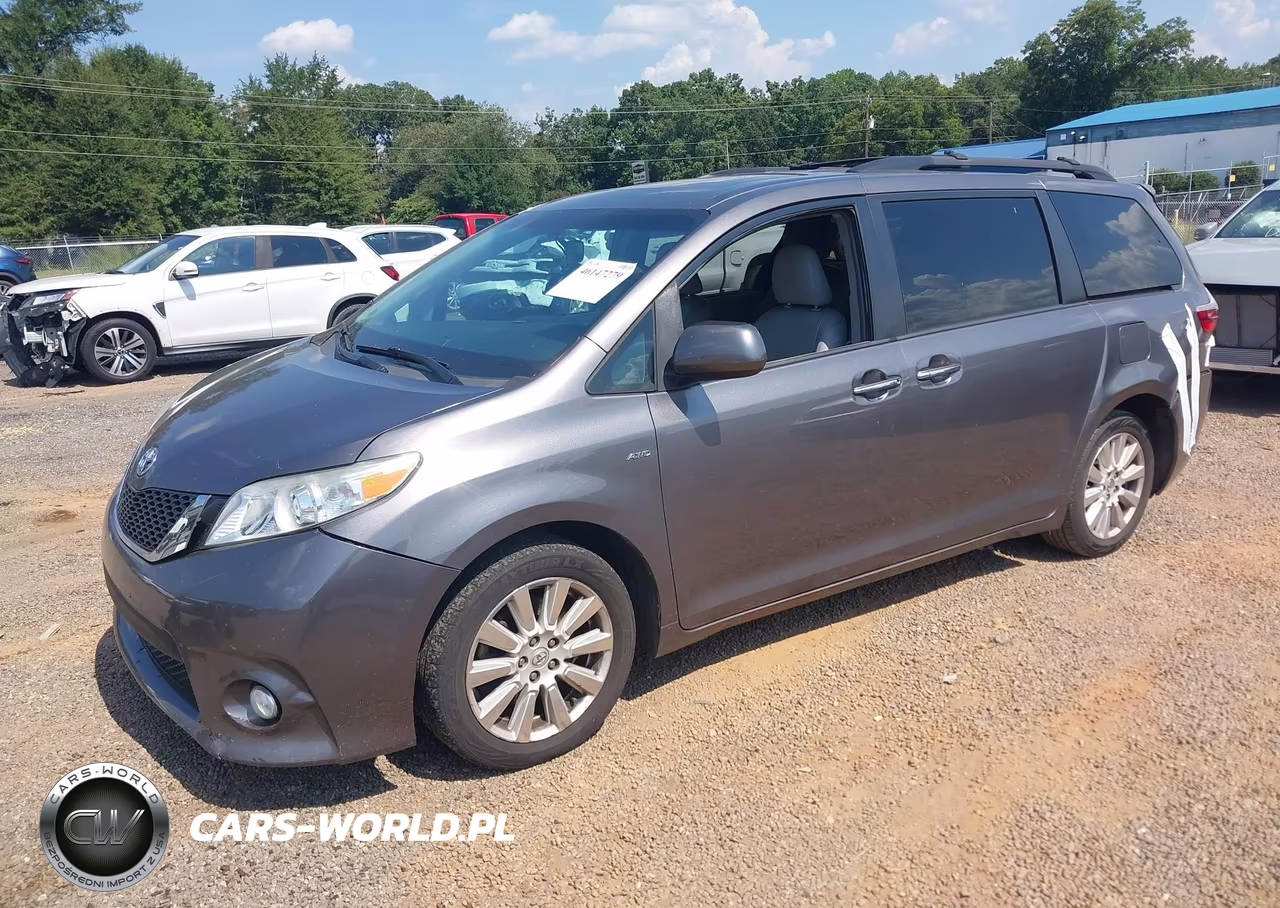 2017 Toyota Sienna Xle 7 Passenger VIN:5TDDZ3DC6HS179702 - 2