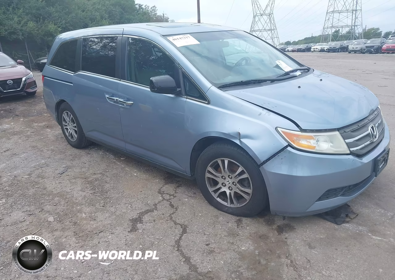 2013 Honda Odyssey Ex-L VIN:5FNRL5H65DB070038 - 1