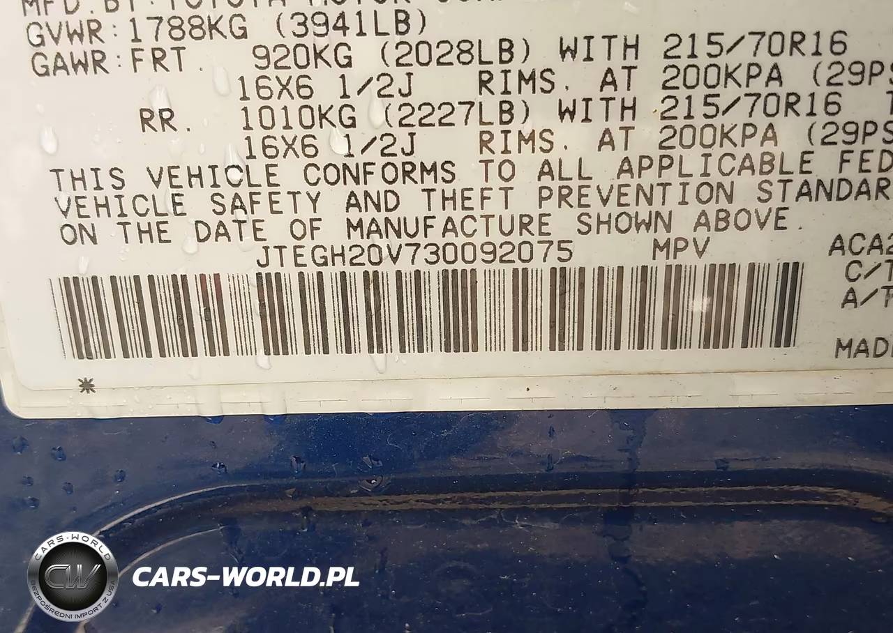 2003 Toyota Rav4 VIN:JTEGH20V730092075 - 9