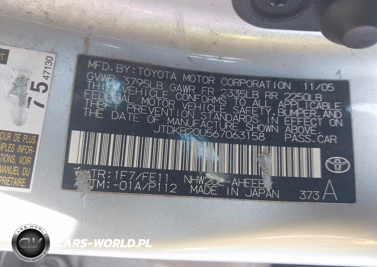 2006 Toyota Prius VIN:JTDKB20U567063158 - 9
