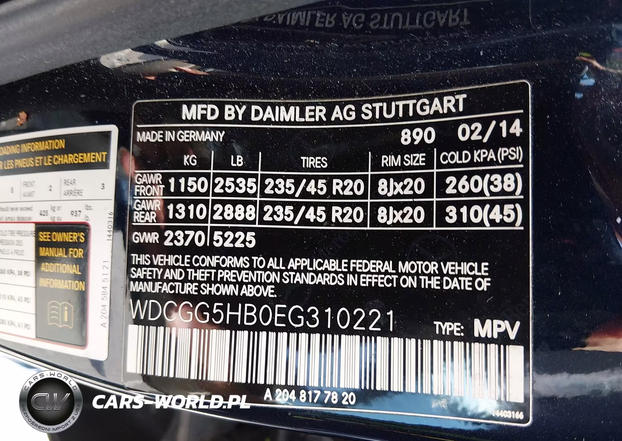 2014 Mercedes-Benz Glk 350 VIN:WDCGG5HB0EG310221 - 9