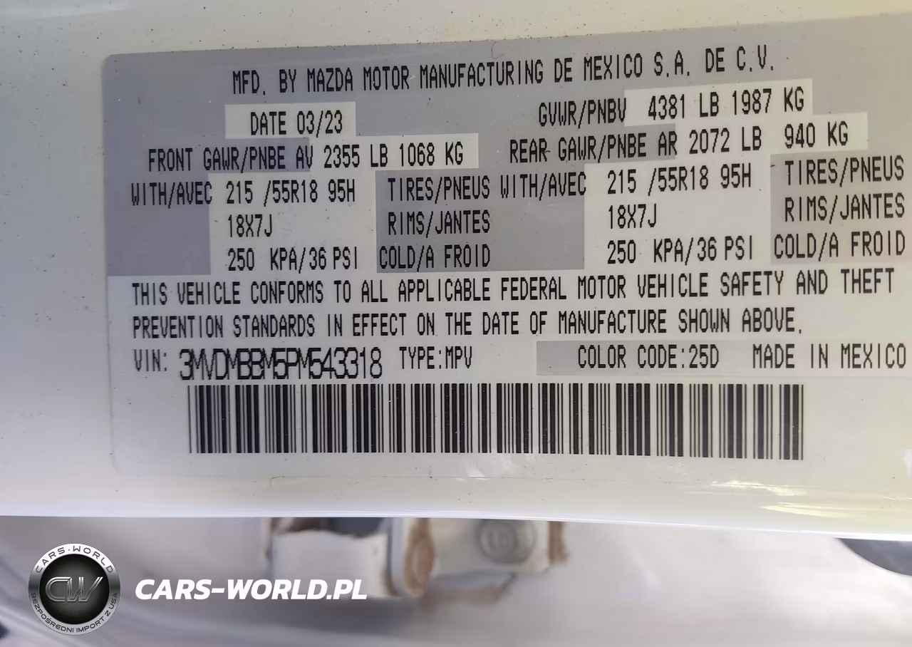 2023 Mazda Cx-30 2.5 S Select VIN:3MVDMBBM5PM543318 - 9