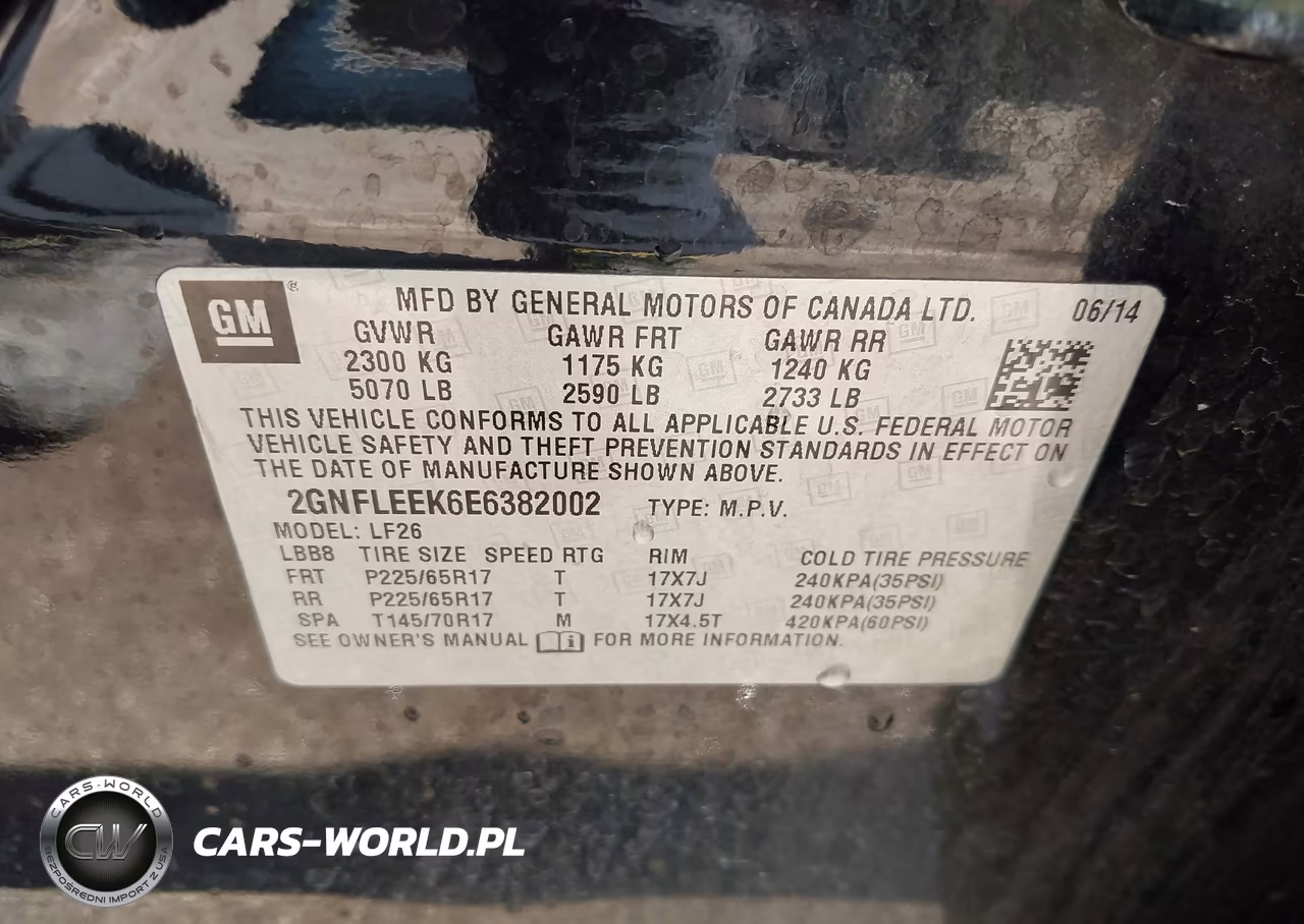 2014 Chevrolet Equinox Ls VIN:2GNFLEEK6E6382002 - 9