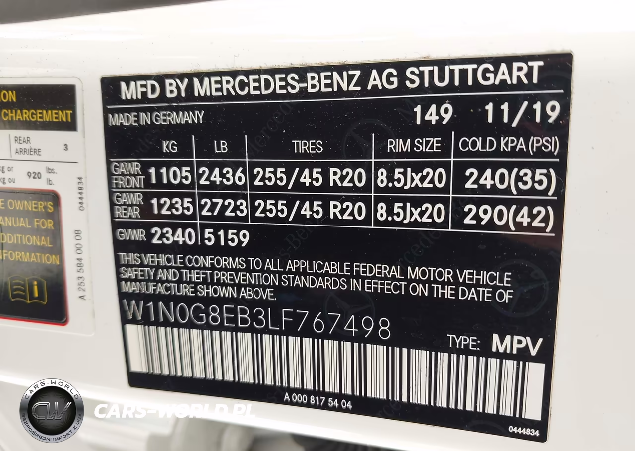 2020 Mercedes-Benz Glc 300 4Matic VIN:W1N0G8EB3LF767498 - 9