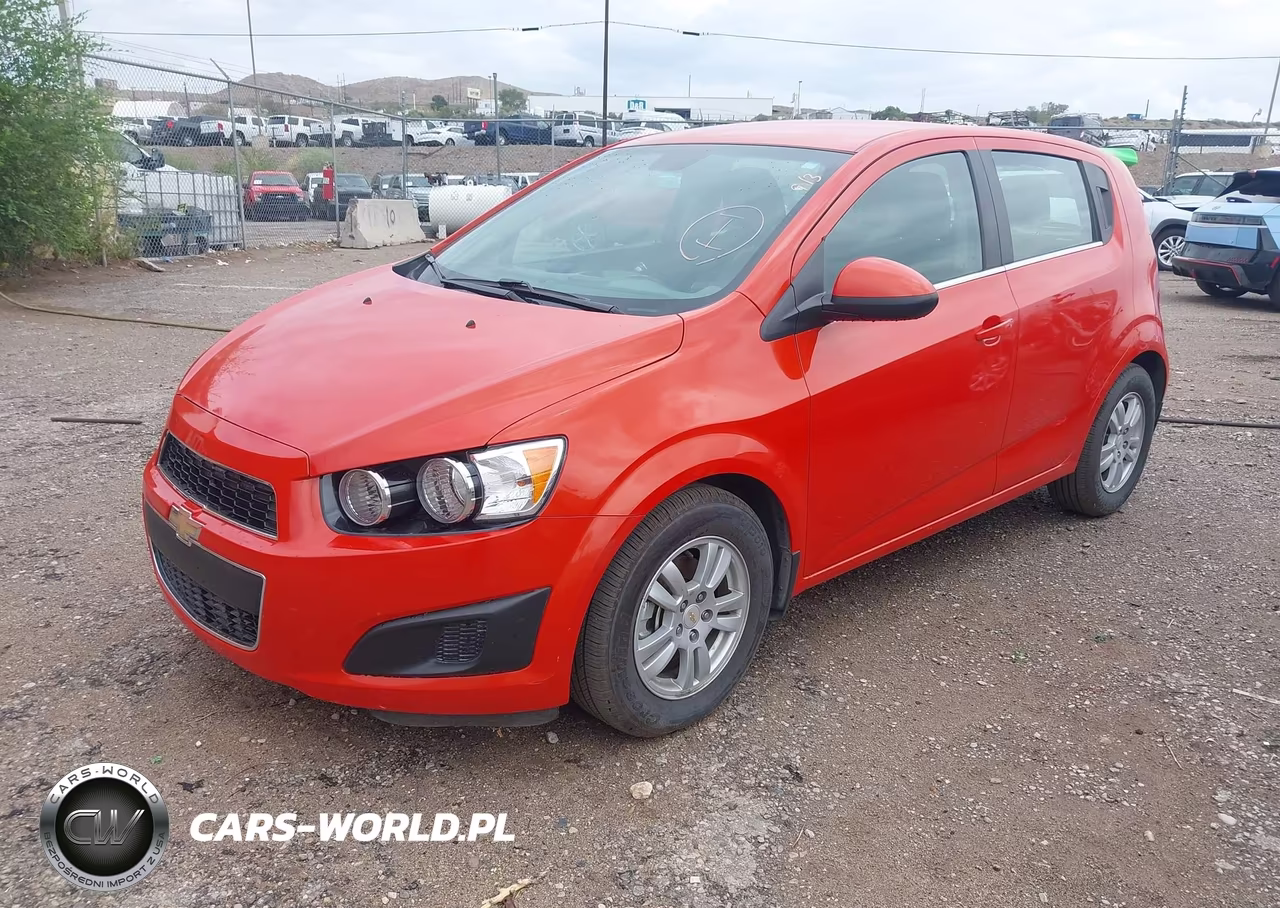 2012 Chevrolet Sonic 2Lt VIN:1G1JC6SB9C4203844 - 2