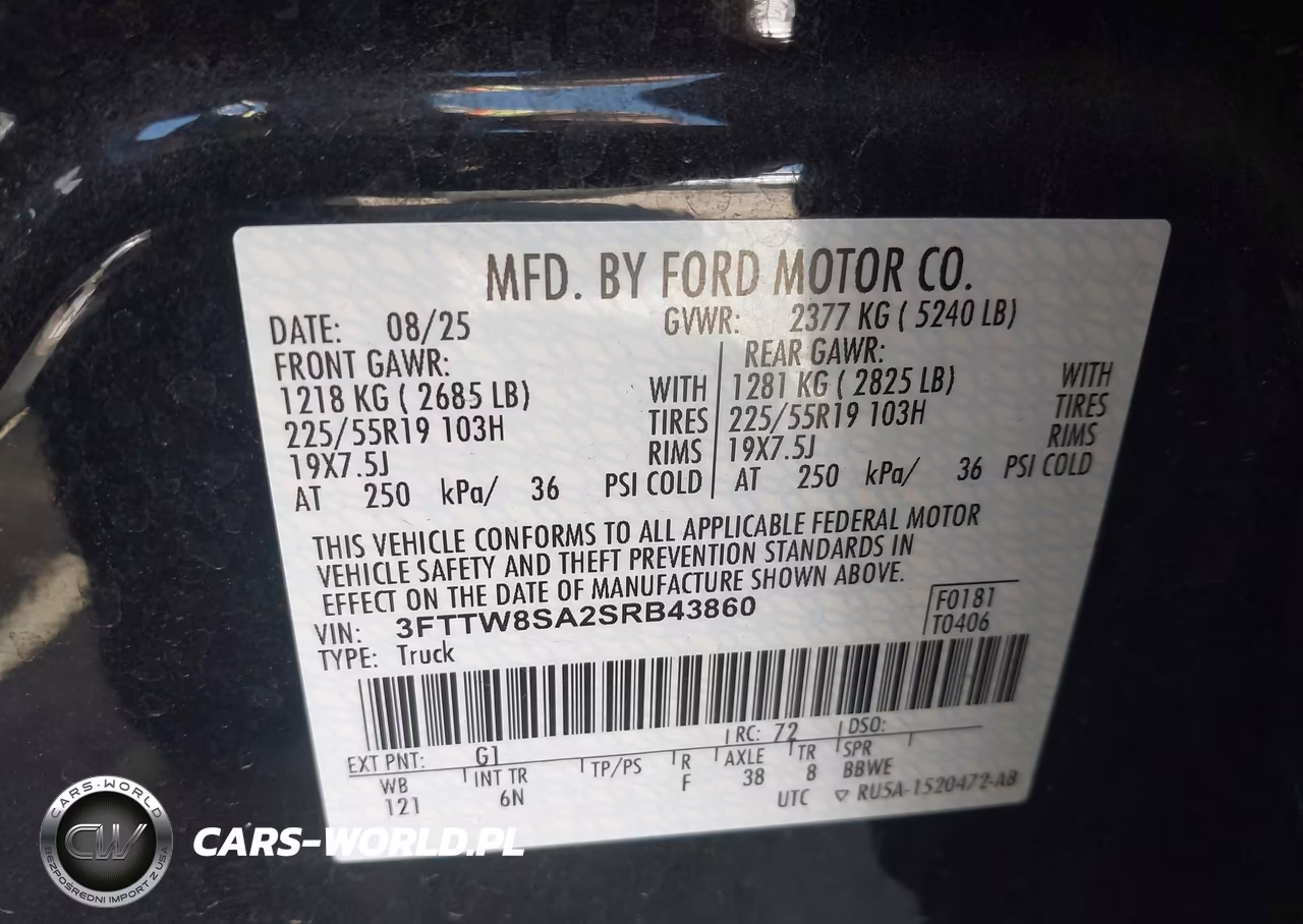 2025 Ford Maverick Lariat VIN:3FTTW8SA2SRB43860 - 9