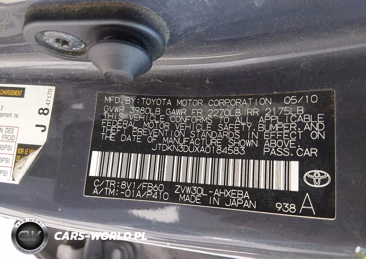 2010 Toyota Prius Ii VIN:JTDKN3DUXA0184583 - 9