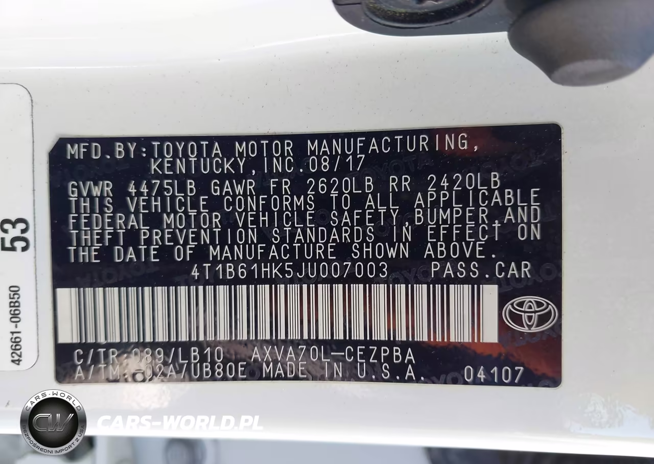 2018 Toyota Camry Xse VIN:4T1B61HK5JU007003 - 9