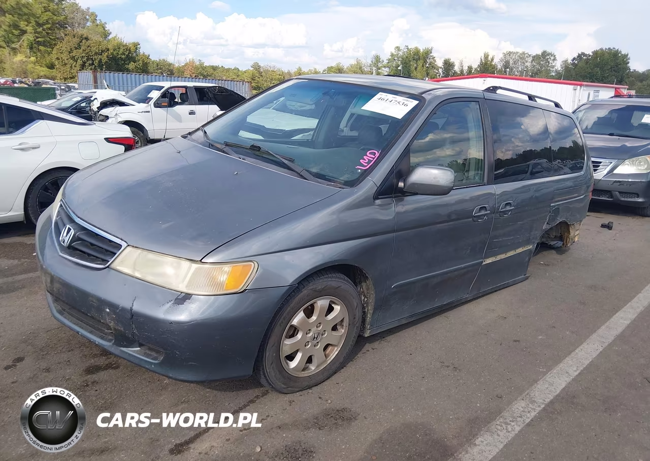 2002 Honda Odyssey Ex-L VIN:2HKRL18022H503012 - 2