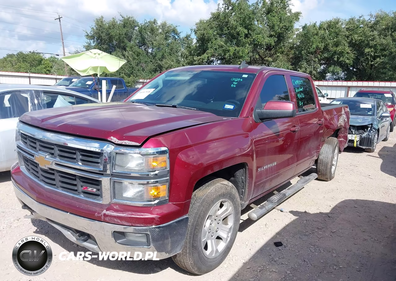 2015 Chevrolet Silverado 1500 2Lt VIN:3GCUKREC6FG374443 - 2